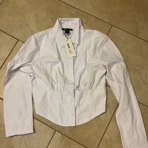 Wet Seal short white blouse